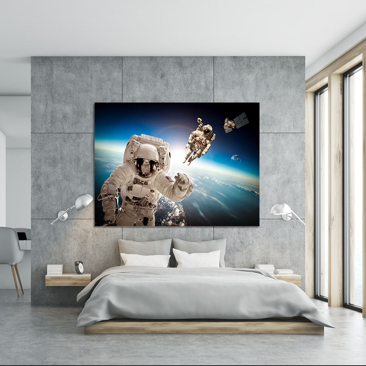 Astronaut in outer space Canvas Print or Poster - Canvas Art Rocks - 5