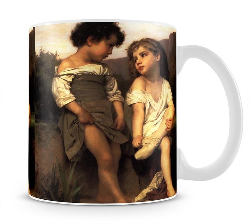 At the Edge of the Brook By Bouguereau Mug - Canvas Art Rocks - 1