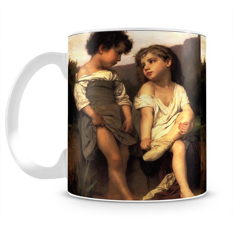 At the Edge of the Brook By Bouguereau Mug - Canvas Art Rocks - 2