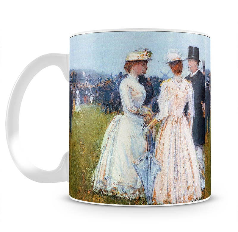 At the Grand Prix in Paris by Hassam Mug - Canvas Art Rocks - 1