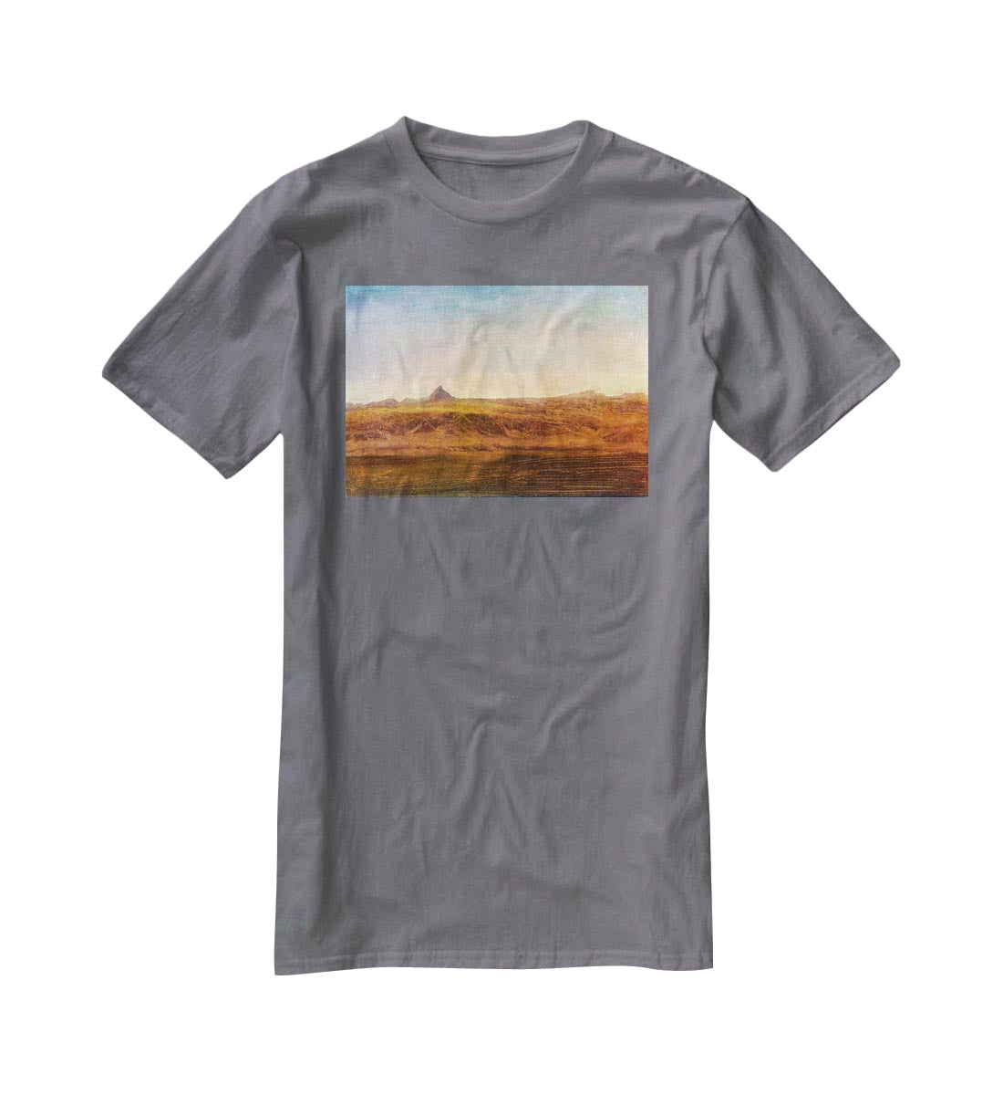 At the Level by Bierstadt T-Shirt - Canvas Art Rocks - 3