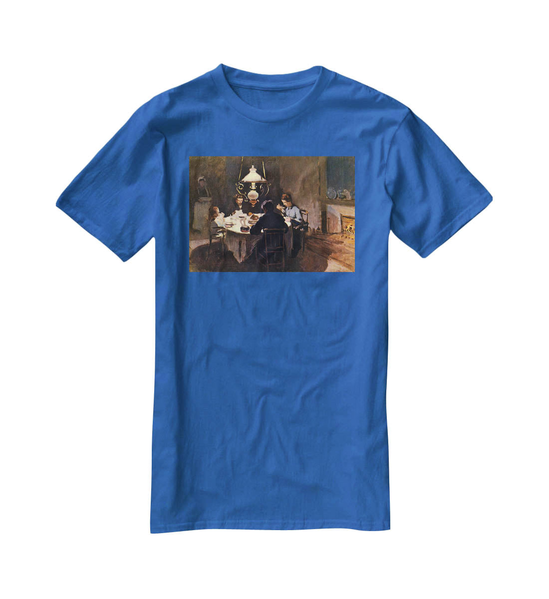 At the Table by Monet T-Shirt - Canvas Art Rocks - 2