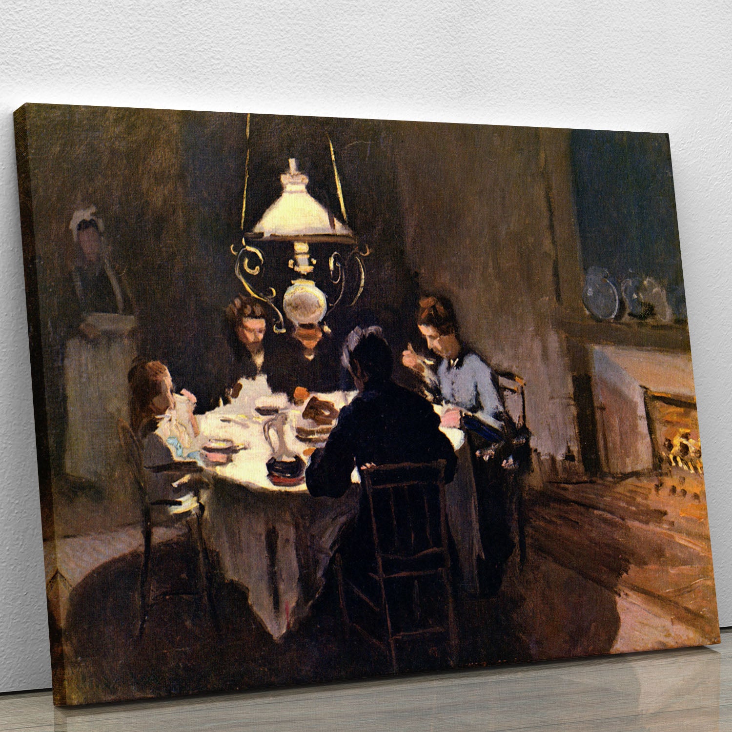 At the Table by Monet Canvas Print or Poster - Canvas Art Rocks - 1