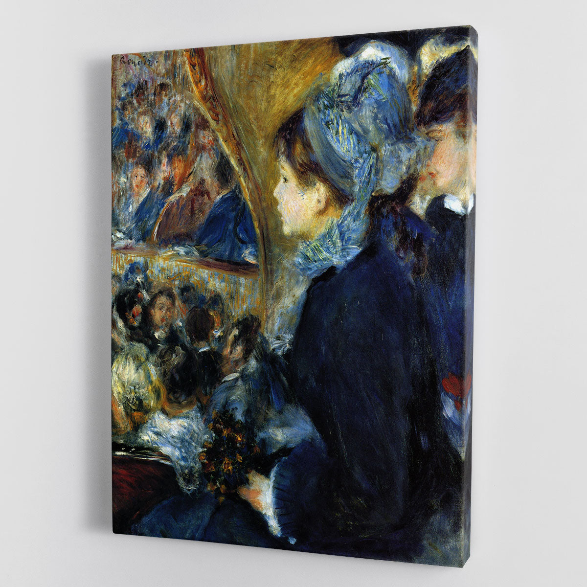 At the theatre by Renoir Canvas Print or Poster - Canvas Art Rocks - 1