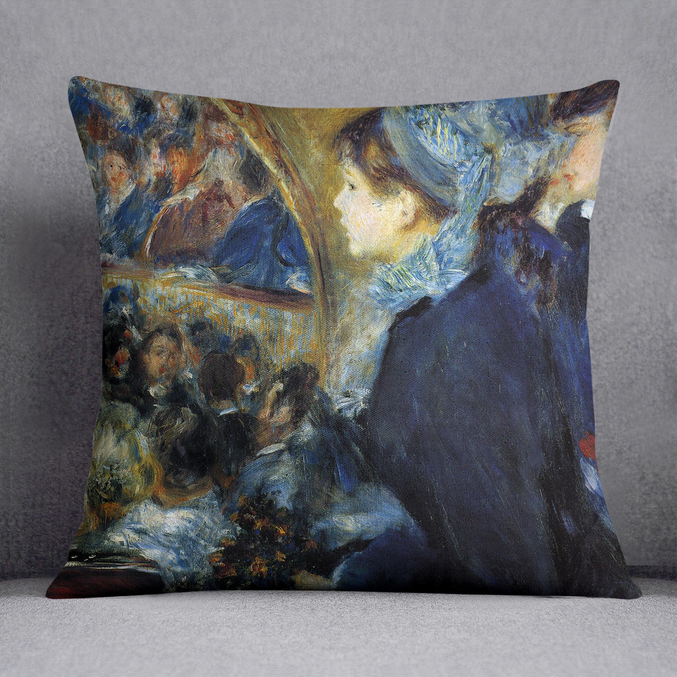 At the theatre by Renoir Cushion