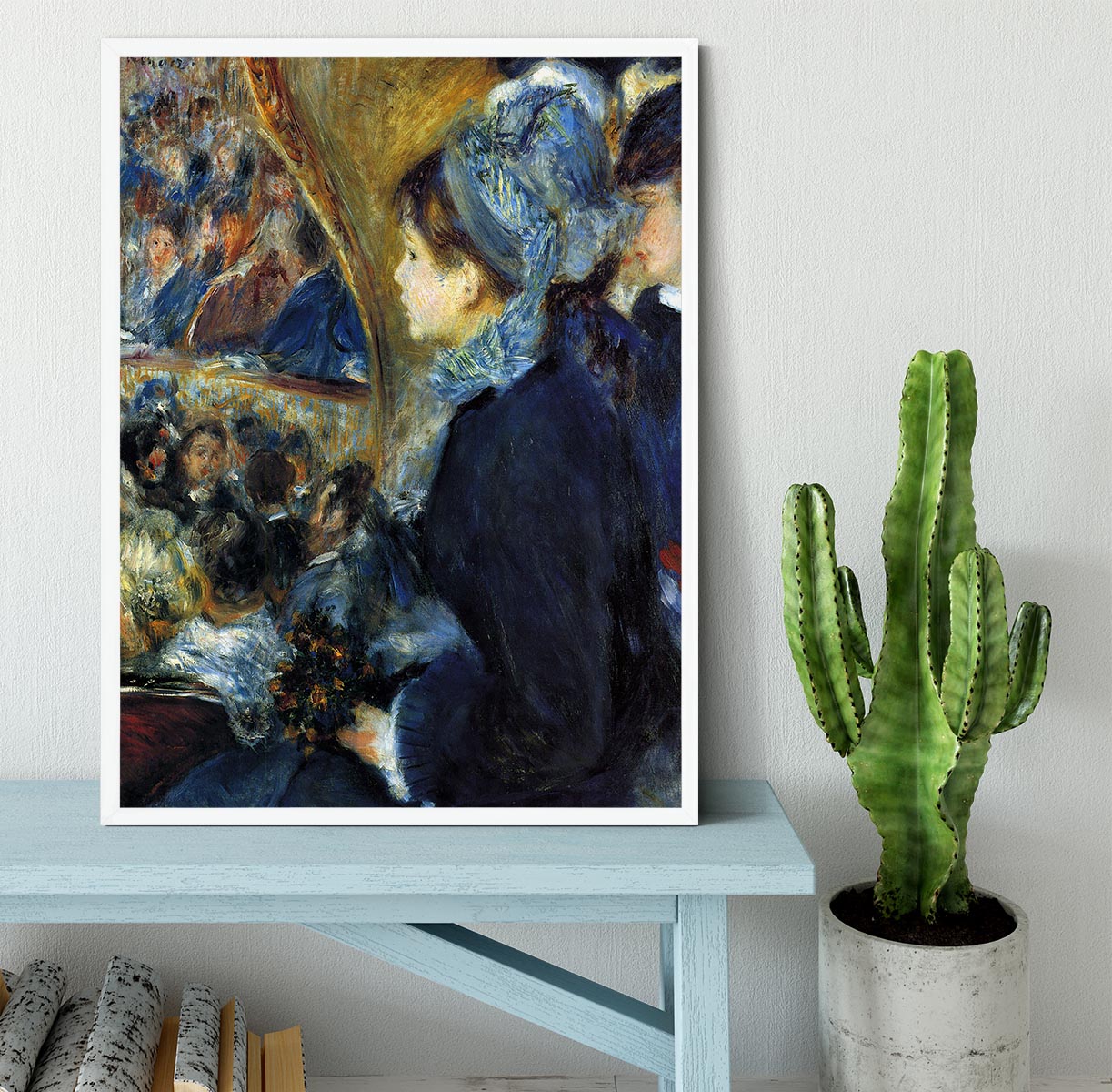 At the theatre by Renoir Framed Print - Canvas Art Rocks -6