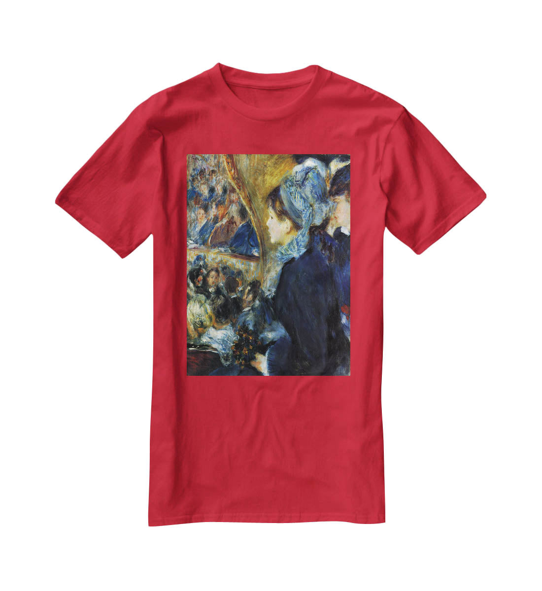 At the theatre by Renoir T-Shirt - Canvas Art Rocks - 4