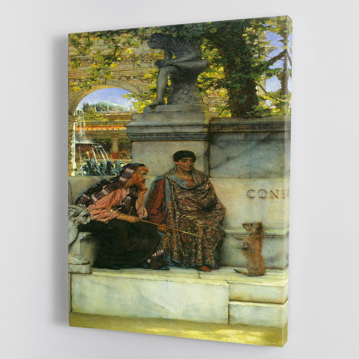 At the time of Constantine by Alma Tadema Canvas Print or Poster - Canvas Art Rocks - 1