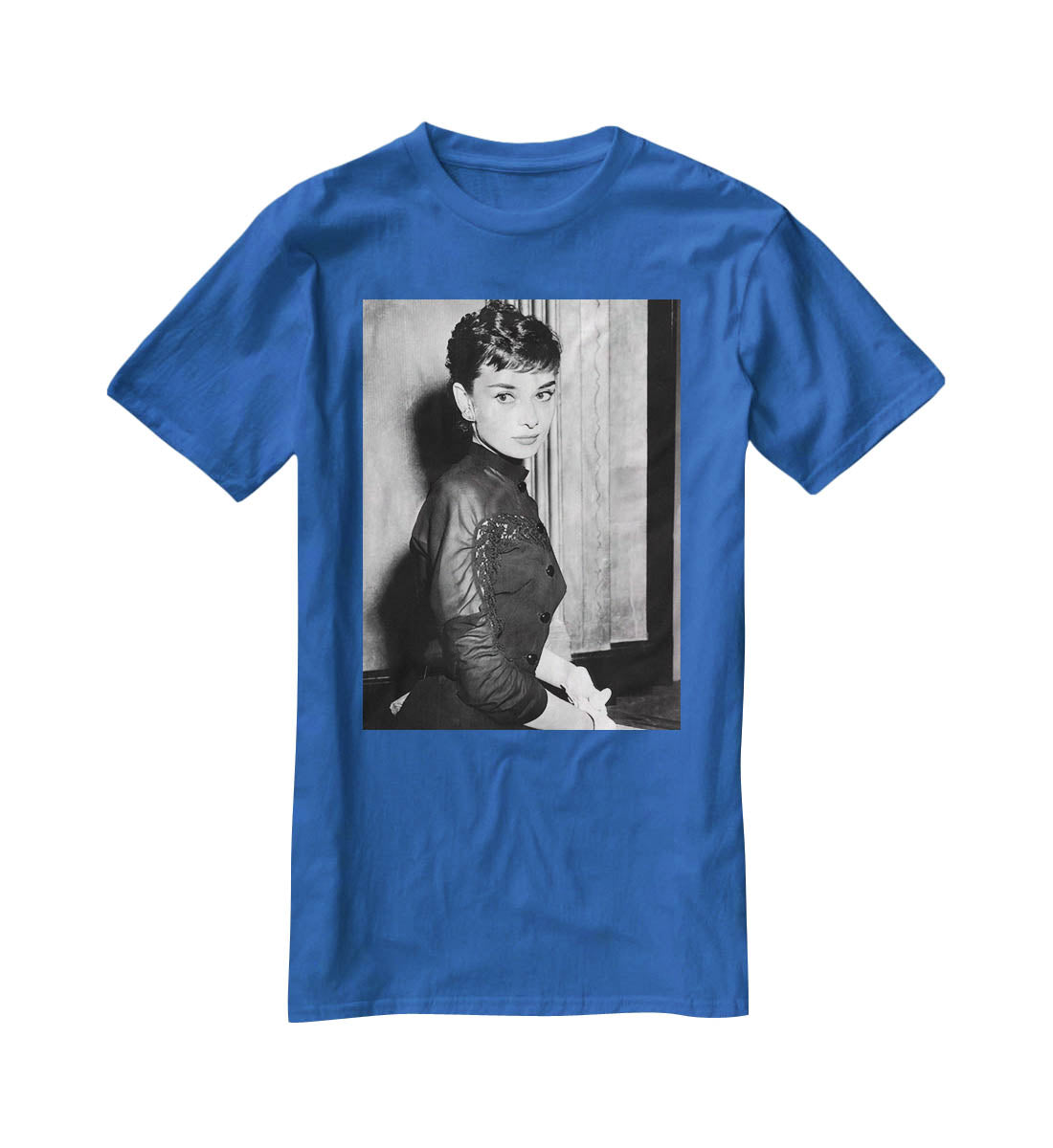 Audrey Hepburn in 1953 T-Shirt - Canvas Art Rocks - 2