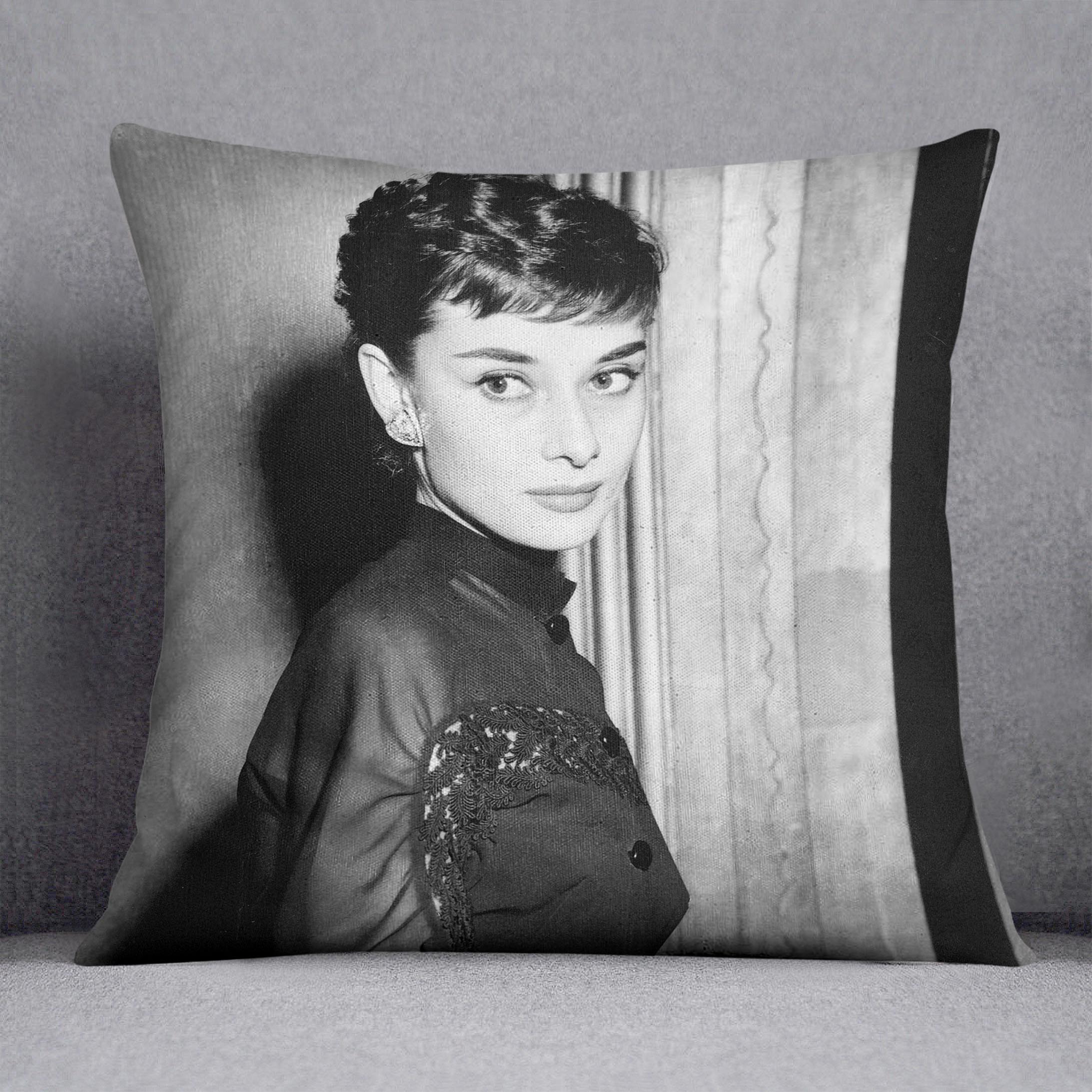 Audrey Hepburn in 1953 Cushion