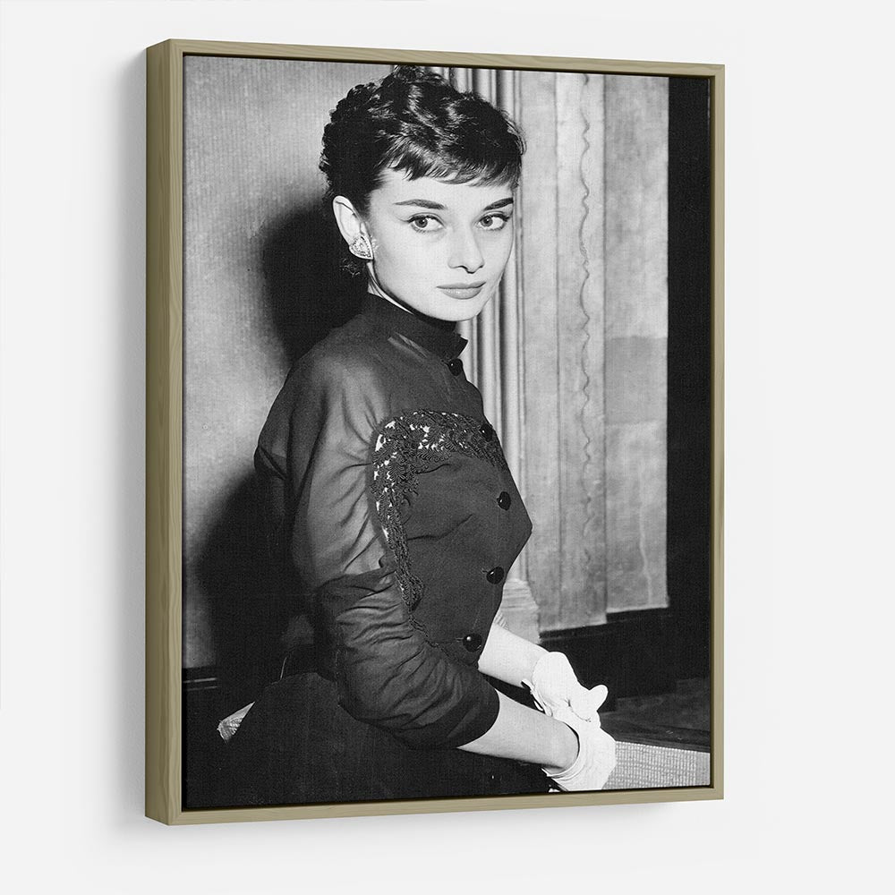Audrey Hepburn in 1953 HD Metal Print