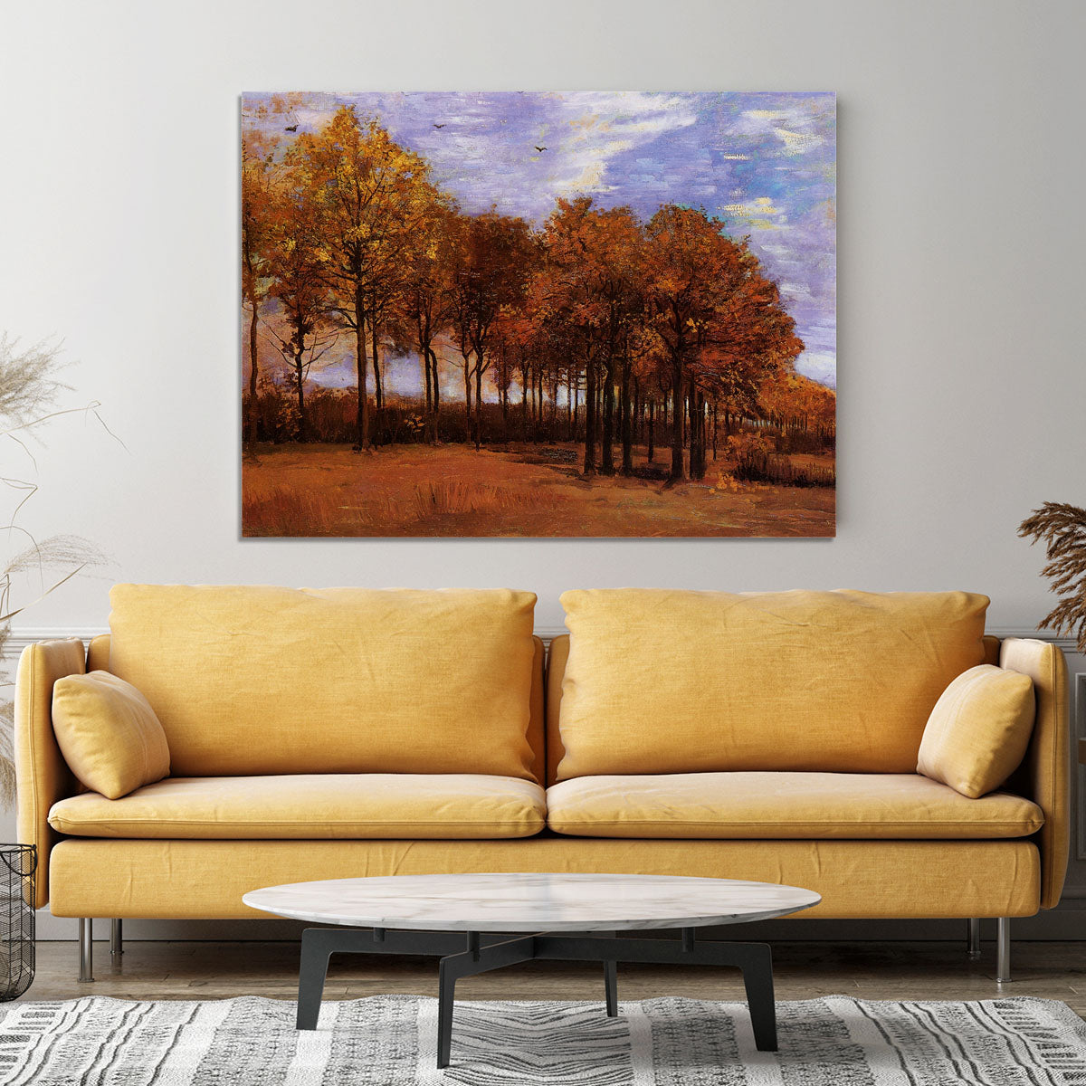 Autumn Landscape by Van Gogh Canvas Print or Poster - Canvas Art Rocks - 4