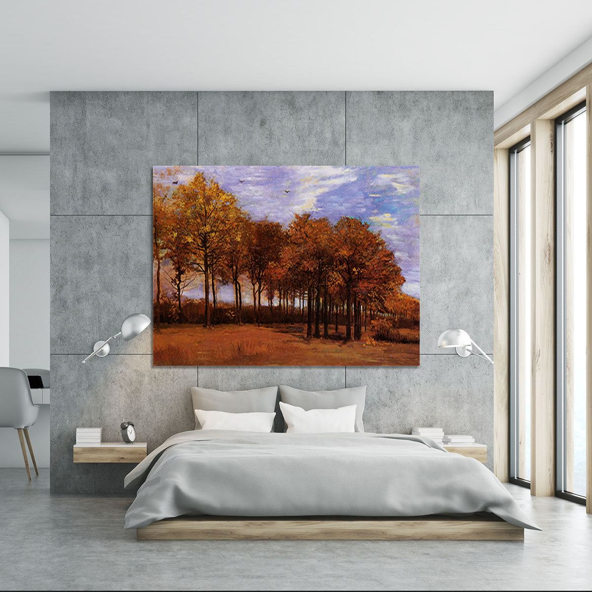 Autumn Landscape by Van Gogh Canvas Print or Poster - Canvas Art Rocks - 5