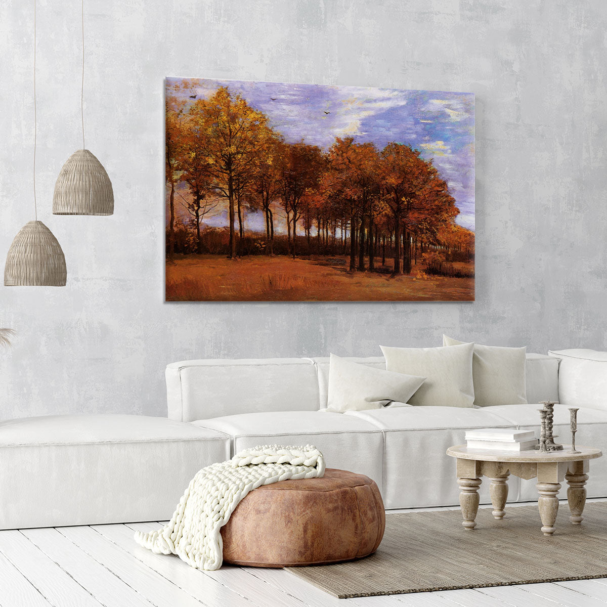 Autumn Landscape by Van Gogh Canvas Print or Poster - Canvas Art Rocks - 6