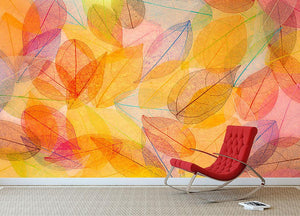 Autumn background Wall Mural Wallpaper - Canvas Art Rocks - 2