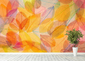 Autumn background Wall Mural Wallpaper - Canvas Art Rocks - 4