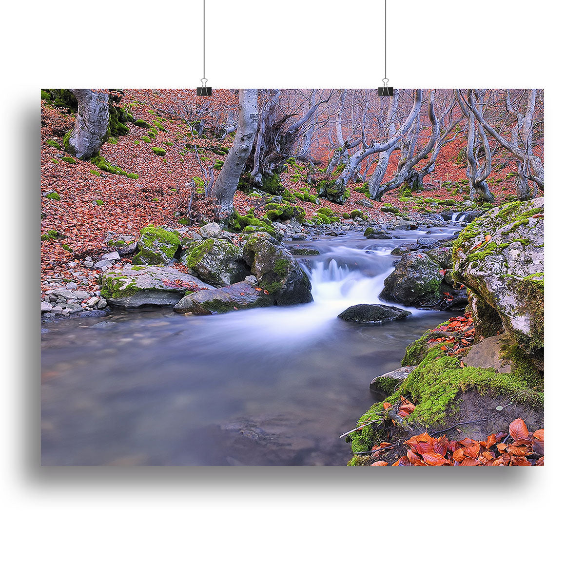 Autumn landscape lake Canvas Print or Poster - Canvas Art Rocks - 2