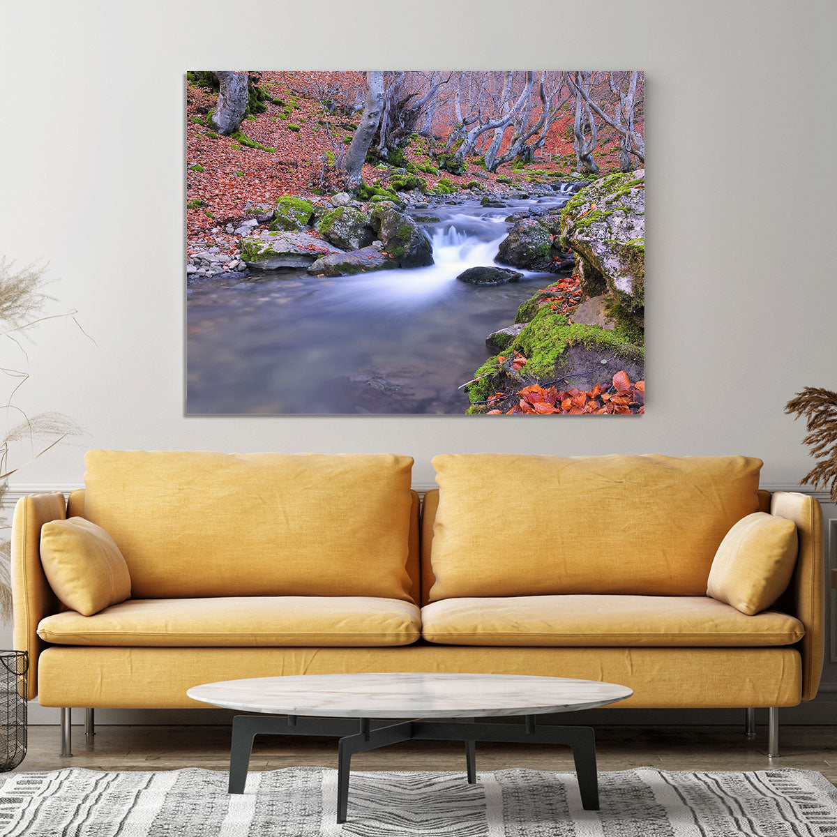 Autumn landscape lake Canvas Print or Poster - Canvas Art Rocks - 4