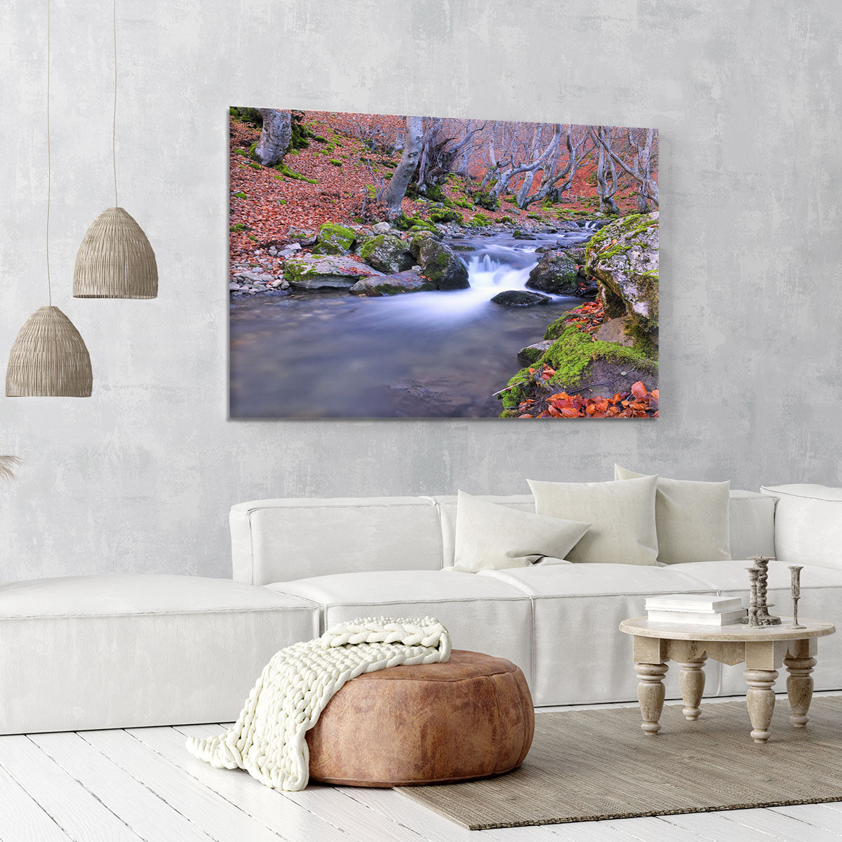 Autumn landscape lake Canvas Print or Poster - Canvas Art Rocks - 6