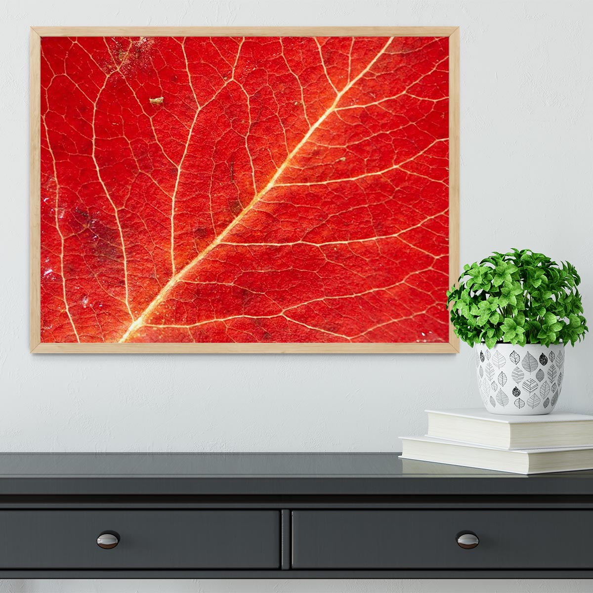 Autumn leaf Framed Print - Canvas Art Rocks - 4
