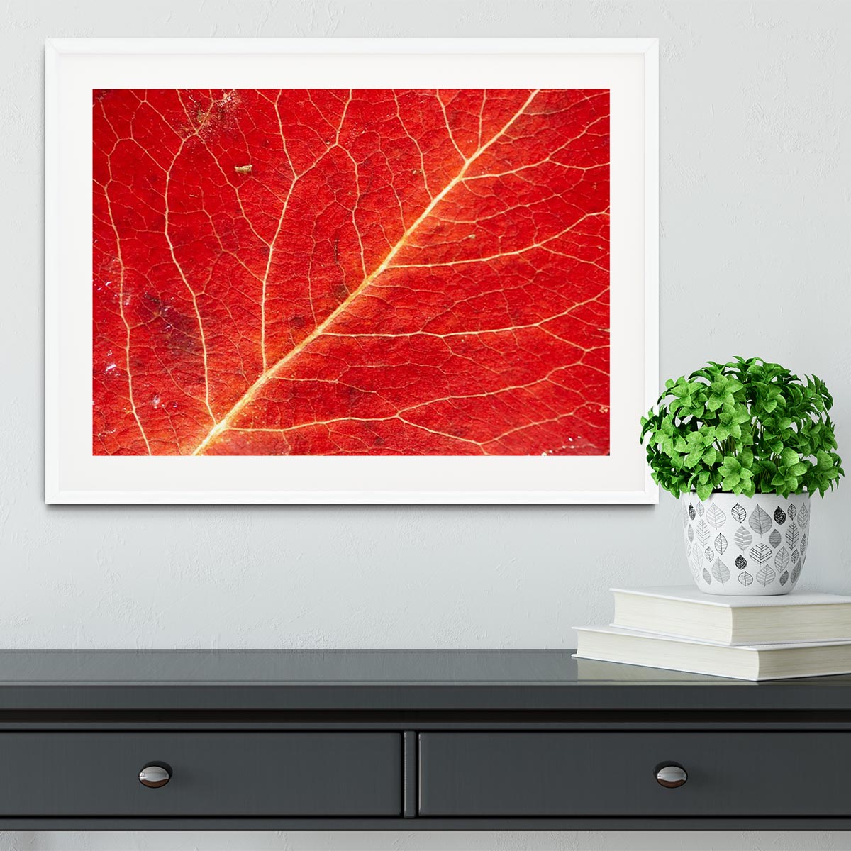 Autumn leaf Framed Print - Canvas Art Rocks - 5