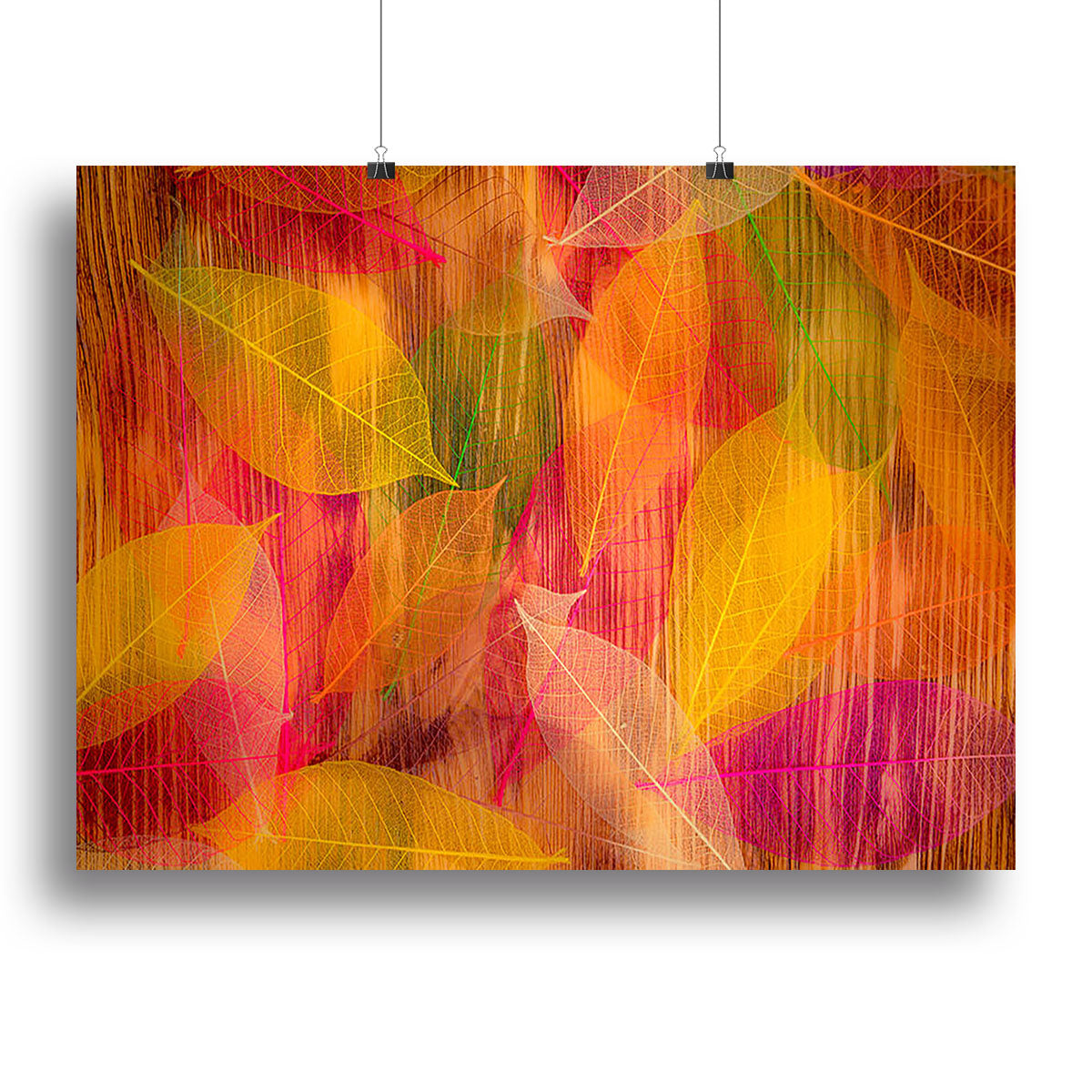 Autumn leaves texture Canvas Print or Poster - Canvas Art Rocks - 2
