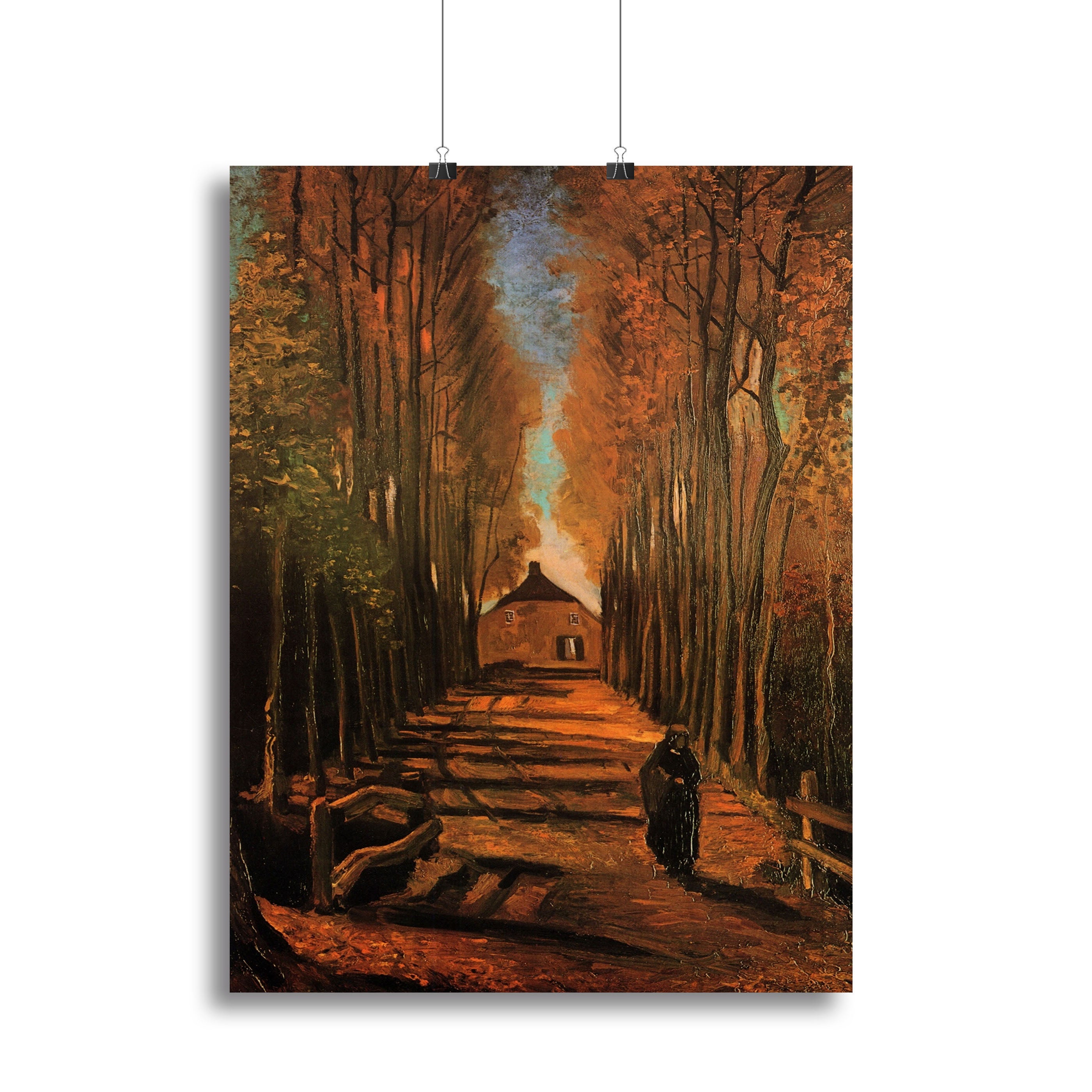 Avenue of Poplars in Autumn by Van Gogh Canvas Print or Poster - Canvas Art Rocks - 2