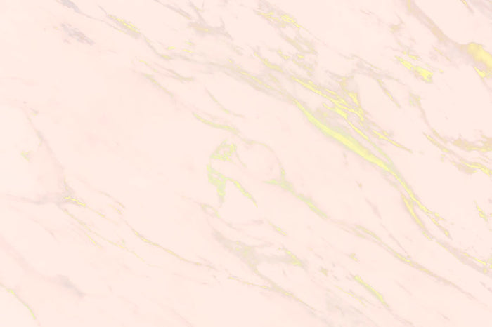 Baby Pink Marble with Gold Veins Wall Mural Wallpaper