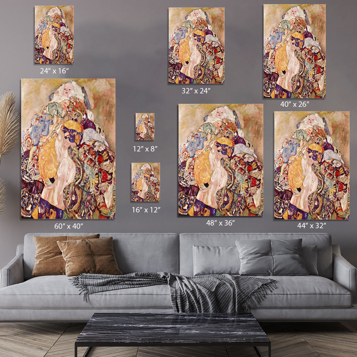 Baby by Klimt Canvas Print or Poster - Canvas Art Rocks - 7
