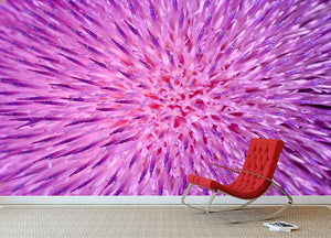 Background of thistle flower Wall Mural Wallpaper - Canvas Art Rocks - 2