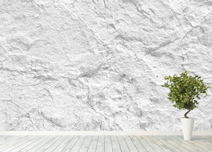 Background of white stone Wall Mural Wallpaper - Canvas Art Rocks - 4