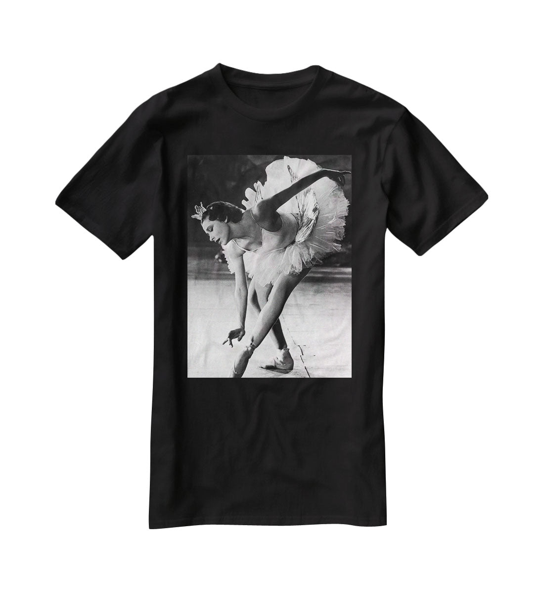 Ballerina Yvette Chauvire T-Shirt - Canvas Art Rocks - 1
