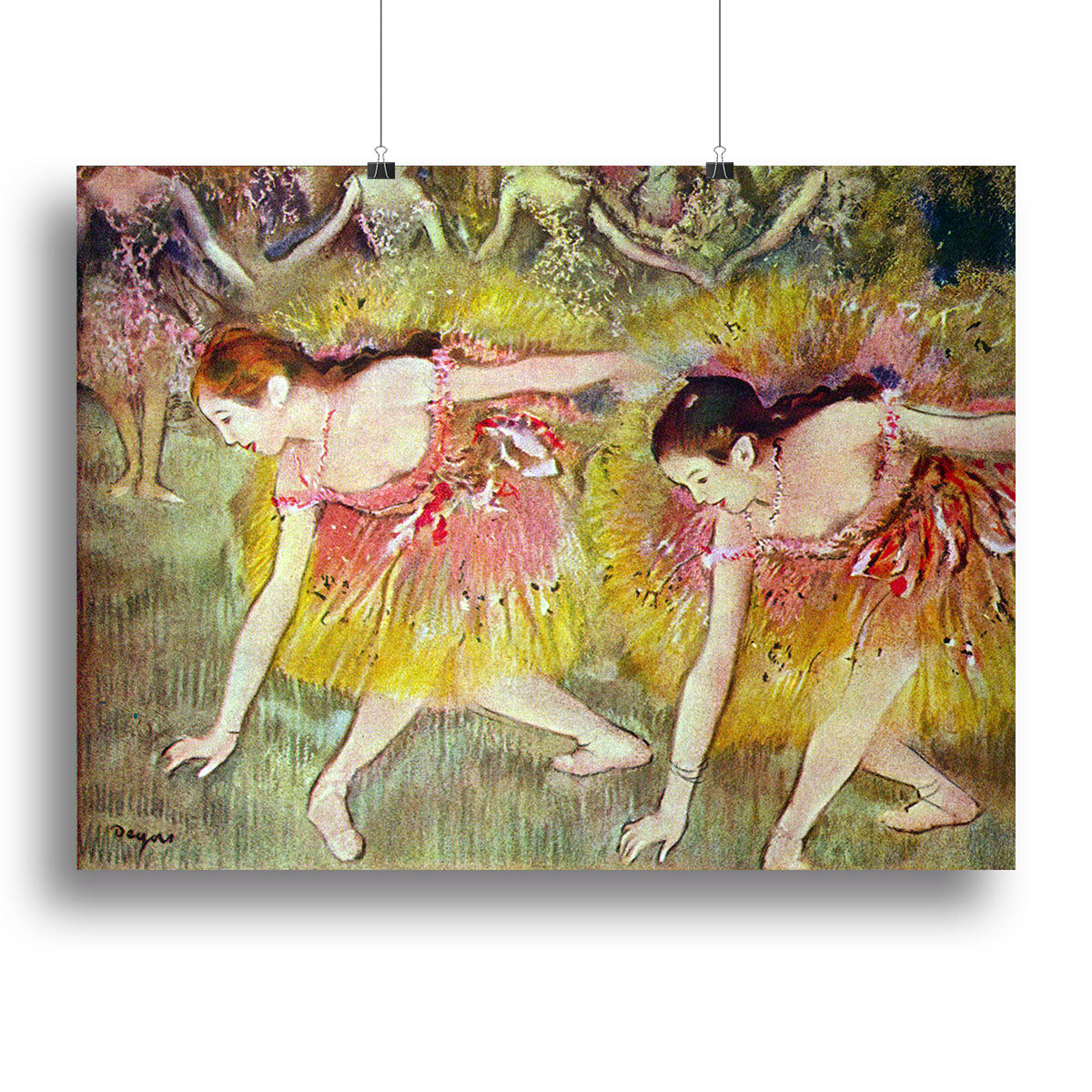 Ballet dancers by Degas Canvas Print or Poster - Canvas Art Rocks - 2