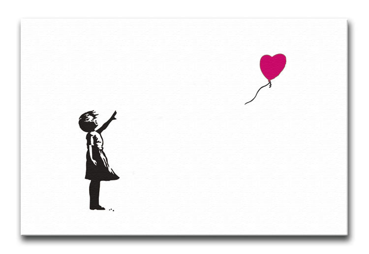 Banksy Balloon Heart Girl Print - Canvas Art Rocks - 6