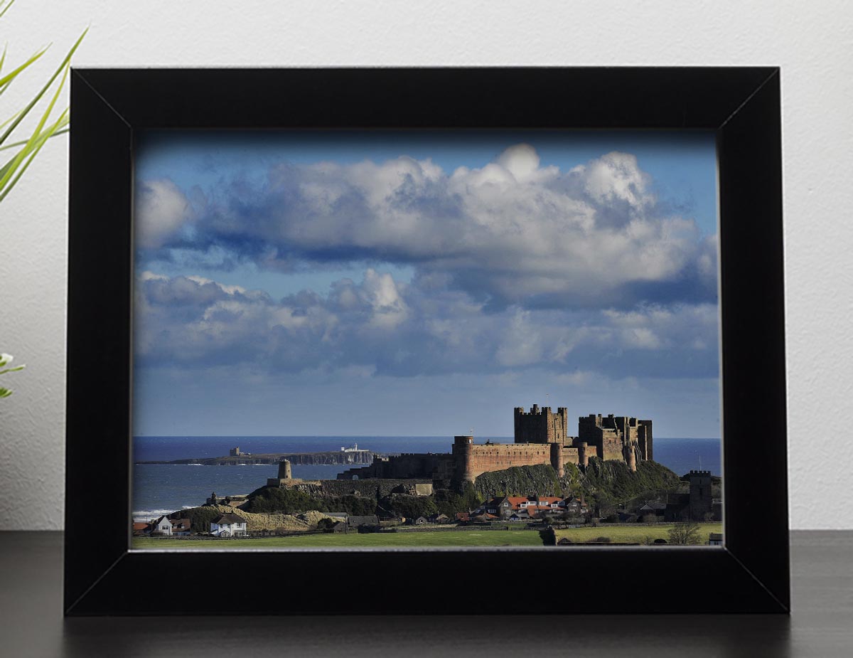 Bamburgh Castle Framed Print - Canvas Art Rocks - 2