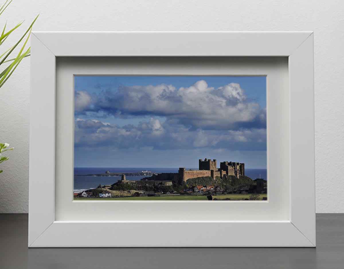 Bamburgh Castle Framed Print - Canvas Art Rocks - 3