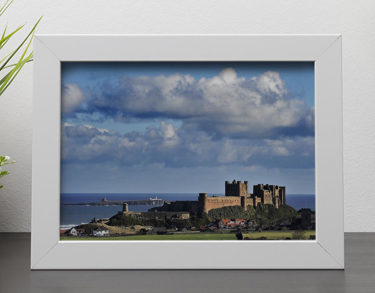 Bamburgh Castle Framed Print - Canvas Art Rocks - 4