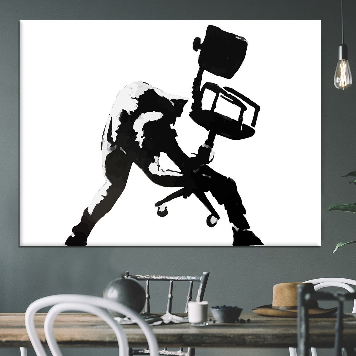 Banksy London Calling Canvas Print or Poster