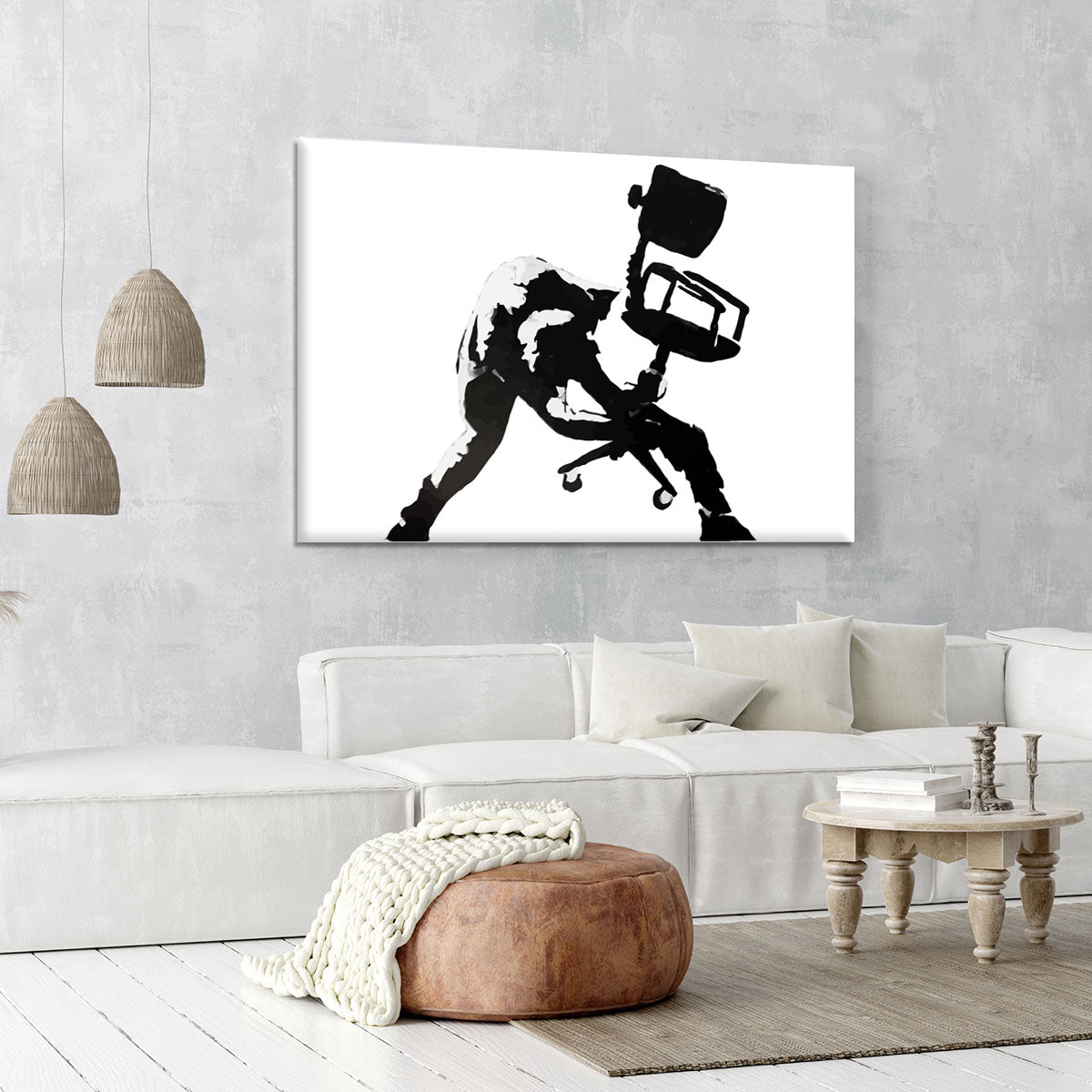 Banksy London Calling Canvas Print or Poster