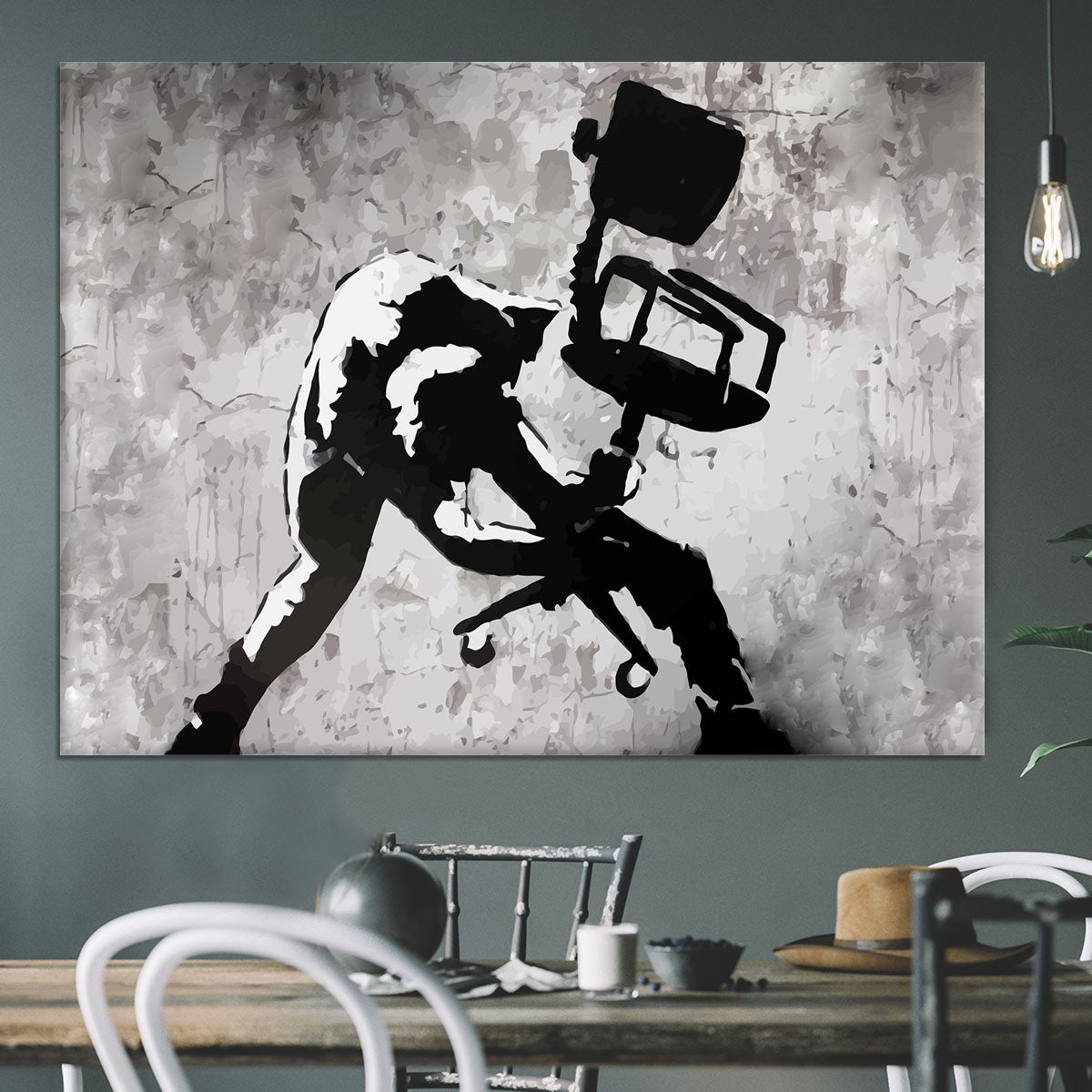 Banksy London Calling Canvas Print or Poster