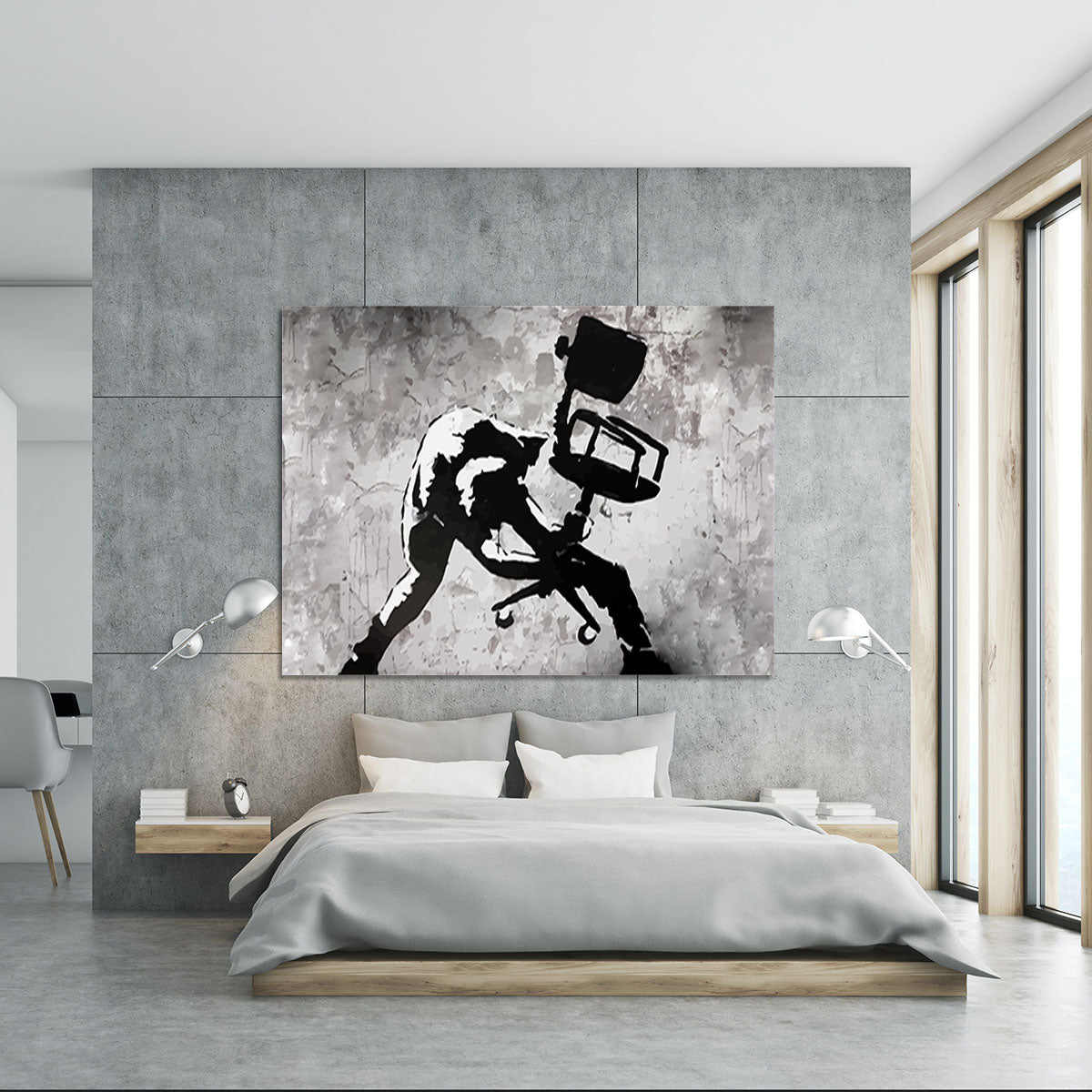 Banksy London Calling Canvas Print or Poster