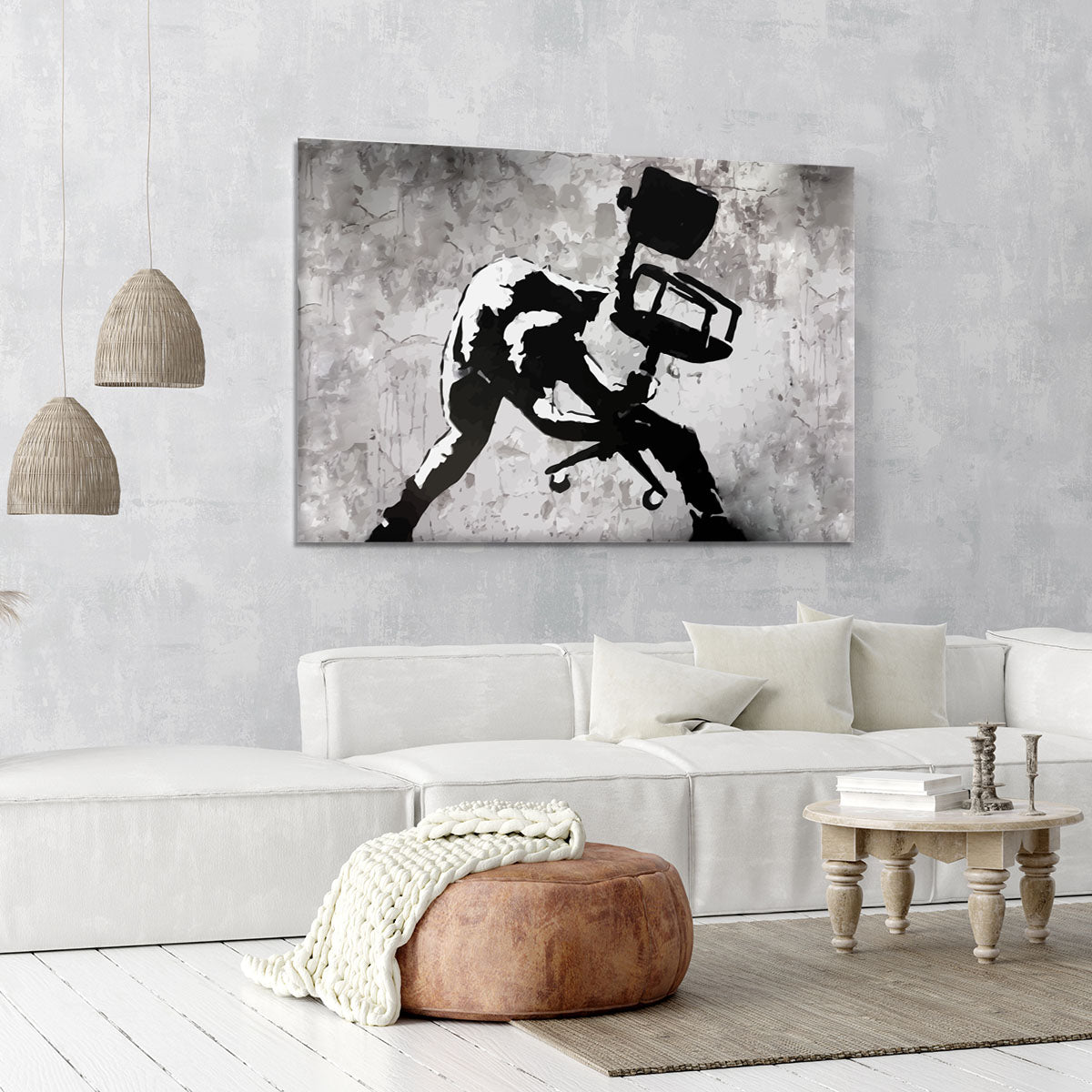 Banksy London Calling Canvas Print or Poster