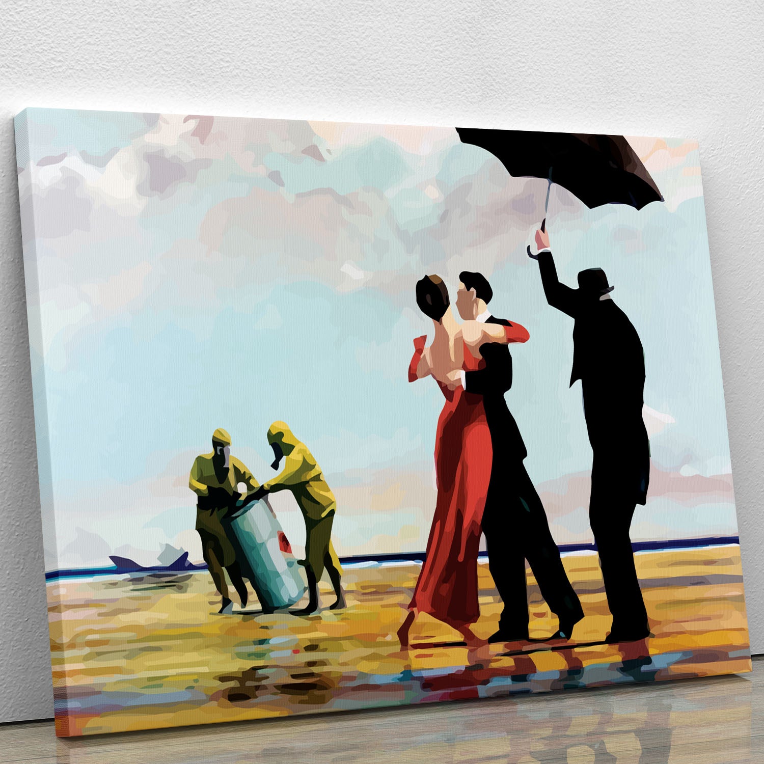 Banksy Toxic Beach Canvas Print or Poster