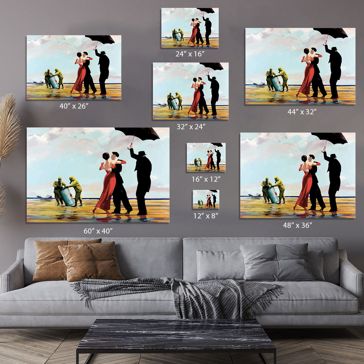 Banksy Toxic Beach Canvas Print or Poster