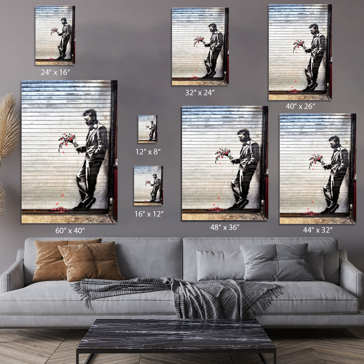 Poster - Banksy: Waiting in Vain 30x20 cm