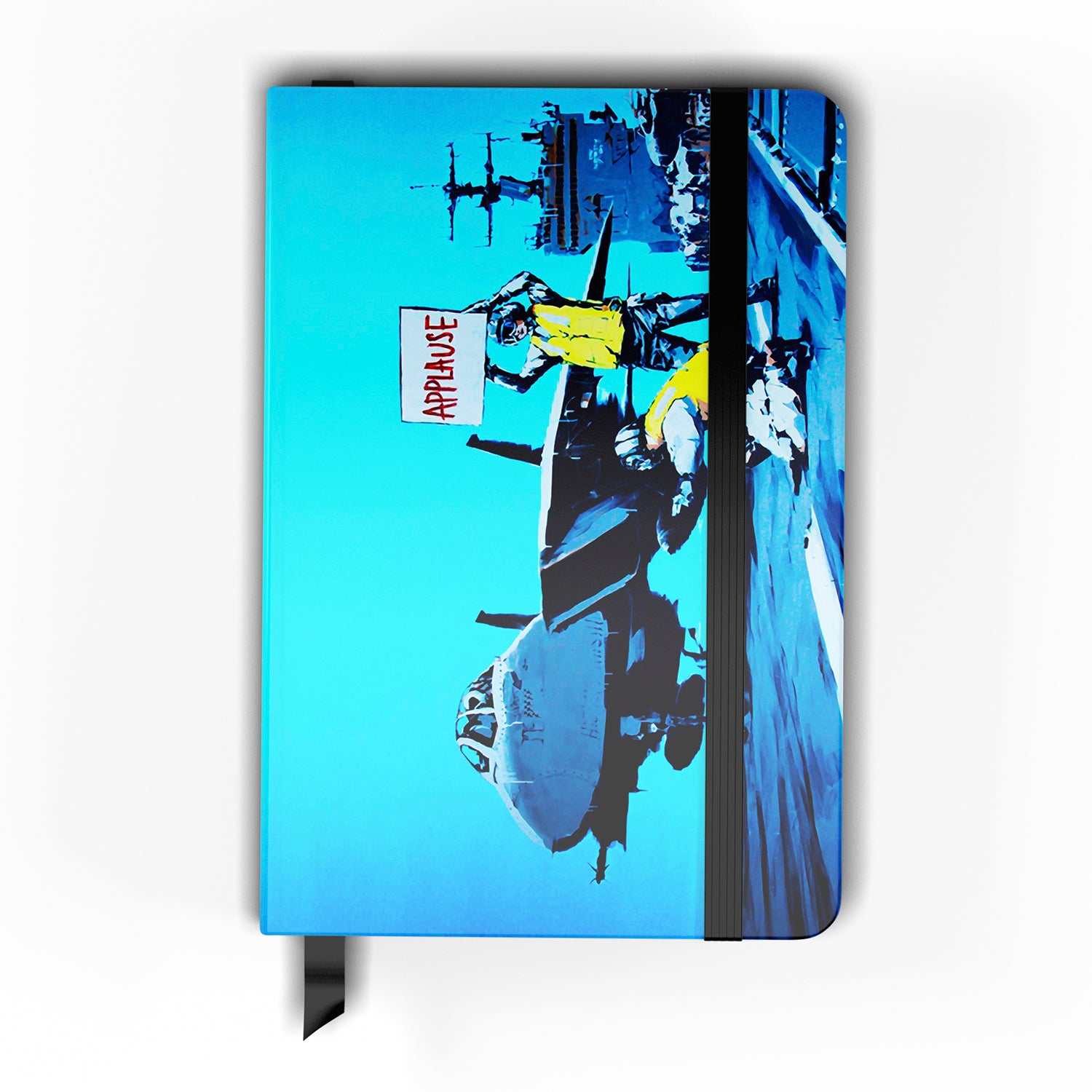 Banksy Aircraft Carrier Applause Notebook