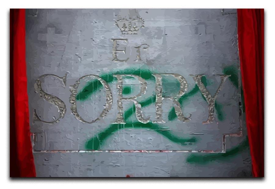 Banksy Apology Party For Palestinians Canvas Print or Poster  - Canvas Art Rocks - 1