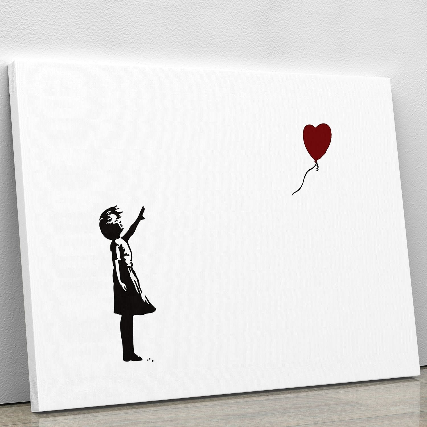 Banksy Balloon Heart Girl Canvas Print or Poster