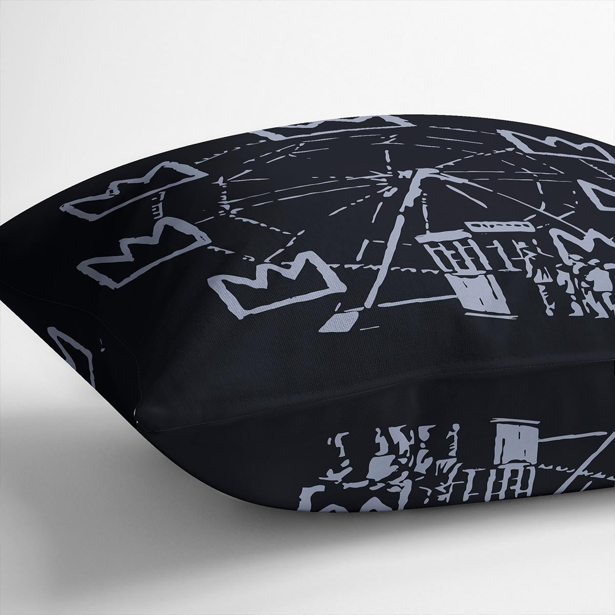 Banksy Basquiat Ferris Wheel Cushion