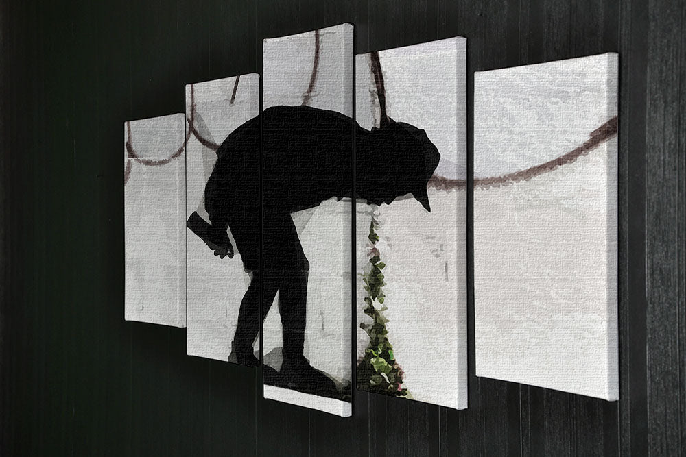 Banksy Better Out Than In 5 Split Panel Canvas - Canvas Art Rocks - 2